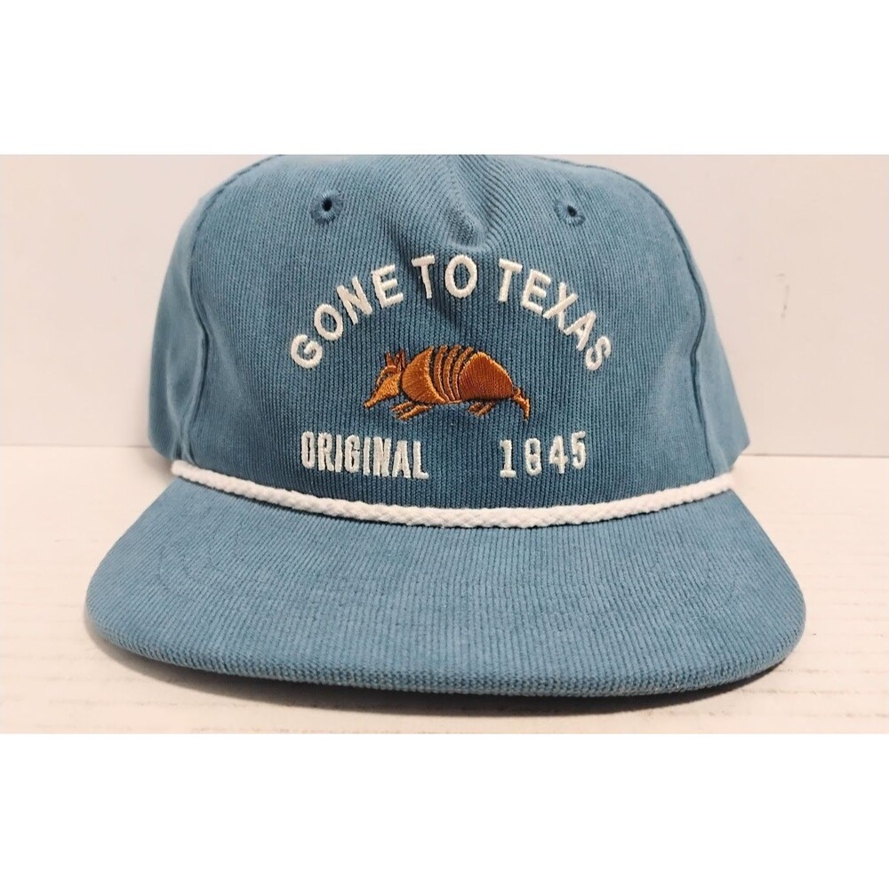 TEXAS PRODUCTS GONE TO TEXAS CORDUROY ROPE EMBROIDERED SNAPBACK HAP CAP